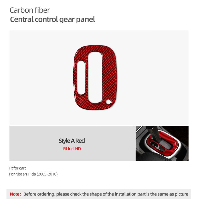 Real Carbon Fiber For Nissan Tiida 2005-2010 Center Console Gear Shifter Cover Trim Sticker Tuning Car Interior Accessories
Real Carbon Fiber For Nissan Tiida 2005-2010 Center Console Gear Shifter Cover Trim Sticker Tuning Car Interior Accessories
