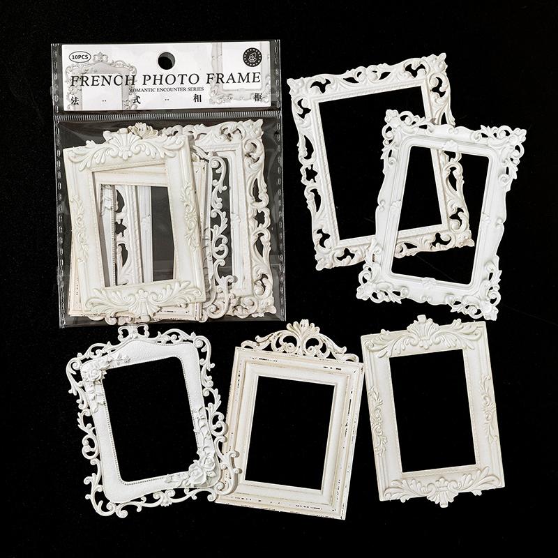 10 pcs Relief retro frame hollow-out square round shape picture frame gorgeous relief hand tent DIY decorative collage material
10 pcs Relief retro frame hollow-out square round shape picture frame gorgeous relief hand tent DIY decorative collage material