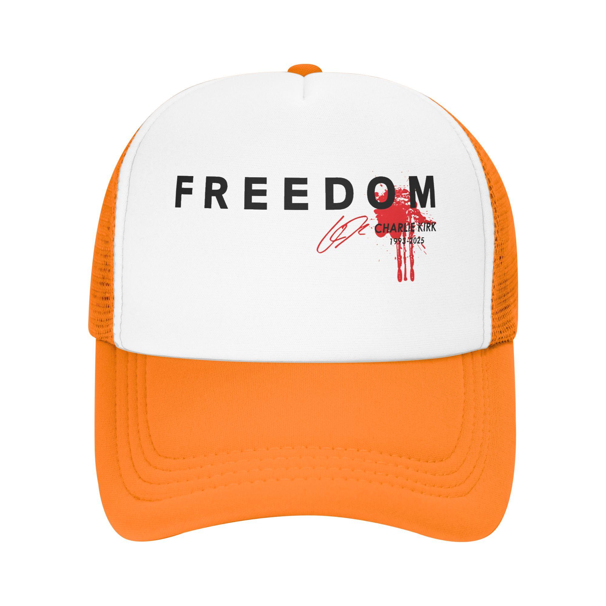 Freedom Blood Splatter Red Signature Charlie Kirk Tribute Baseball Cap Rock Sun Hats Spring Sun-Proof Unisex Unisex Baseball Caps One Size
Freedom Blood Splatter Red Signature Charlie Kirk Tribute Baseball Cap Rock Sun Hats Spring Sun-Proof Unisex Unisex Baseball Caps One Size