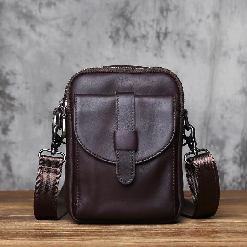 NZPJ Vintage Genuine Leather Men s Shoulder Bag Natural Cowhide Crossbody Bag Casual Small Backpack Suitable for 8-inch iPad колір темно кави
NZPJ Vintage Genuine Leather Men s Shoulder Bag Natural Cowhide Crossbody Bag Casual Small Backpack Suitable for 8-inch iPad колір темно кави