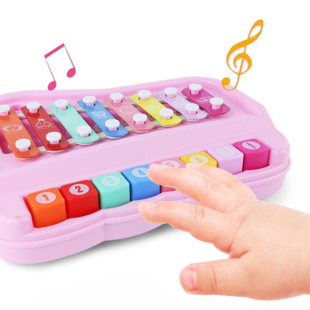 Music Play 8-note Xylophone Piano Toys Hand Knock Early Education Piano Toy Music Enlightenment рожевий
Music Play 8-note Xylophone Piano Toys Hand Knock Early Education Piano Toy Music Enlightenment рожевий