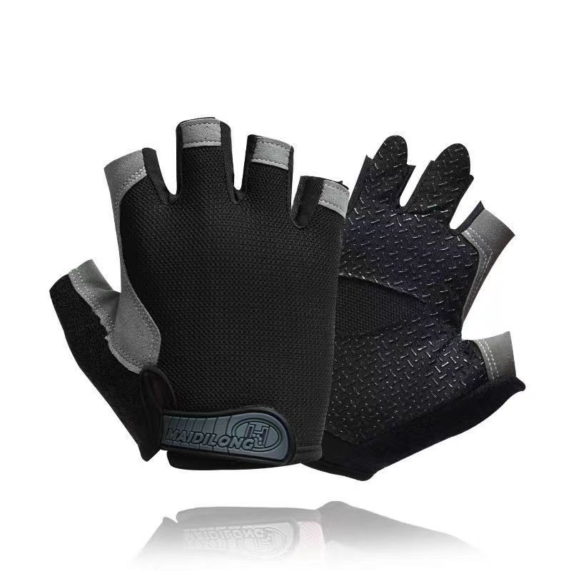 Fingerless Gym Gloves for Men Women Breathable Anti Slip Fitness Training Gloves for Bodybuilding Cycling Sports L чорний
Fingerless Gym Gloves for Men Women Breathable Anti Slip Fitness Training Gloves for Bodybuilding Cycling Sports L чорний