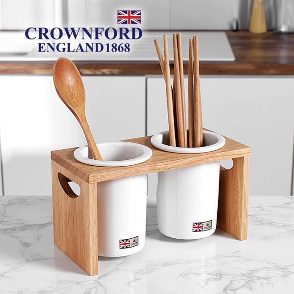 Crownford Chester Ceramic Spoon Holder, 2 Pieces
Crownford Chester Ceramic Spoon Holder, 2 Pieces