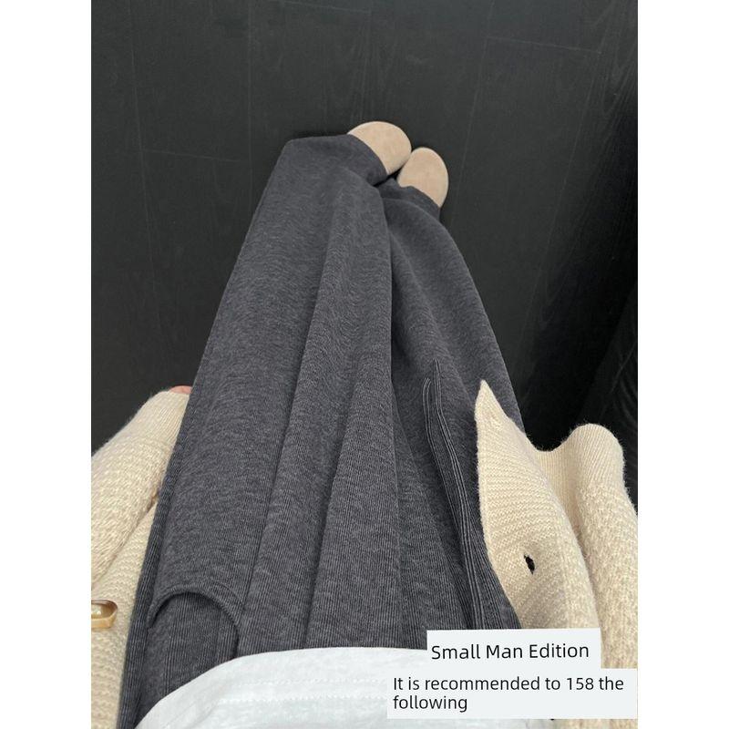 Glutinous Rice Casual Pants for Women, New Summer Style for Plus-Size Girls, Pear-Shaped Body, High-Waisted, Loose-Fitting, Slimming Wide-Leg Pants Dark Gray Petite Size 2XL(Suggestion 70-80kg)
Glutinous Rice Casual Pants for Women, New Summer Style for Plus-Size Girls, Pear-Shaped Body, High-Waisted, Loose-Fitting, Slimming Wide-Leg Pants Dark Gray Petite Size 2XL(Suggestion 70-80kg)