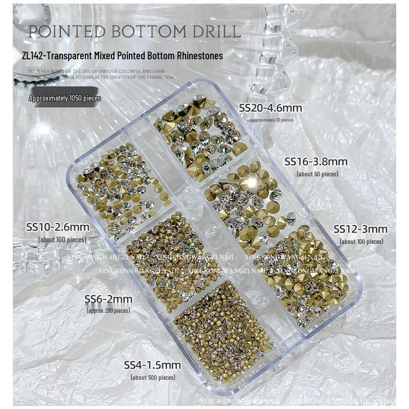 Trendy Rhinestone Nail Art Decorations: Mixed Colors, Super Shiny, Japanese-Style, Creative and Versatile
Trendy Rhinestone Nail Art Decorations: Mixed Colors, Super Shiny, Japanese-Style, Creative and Versatile
