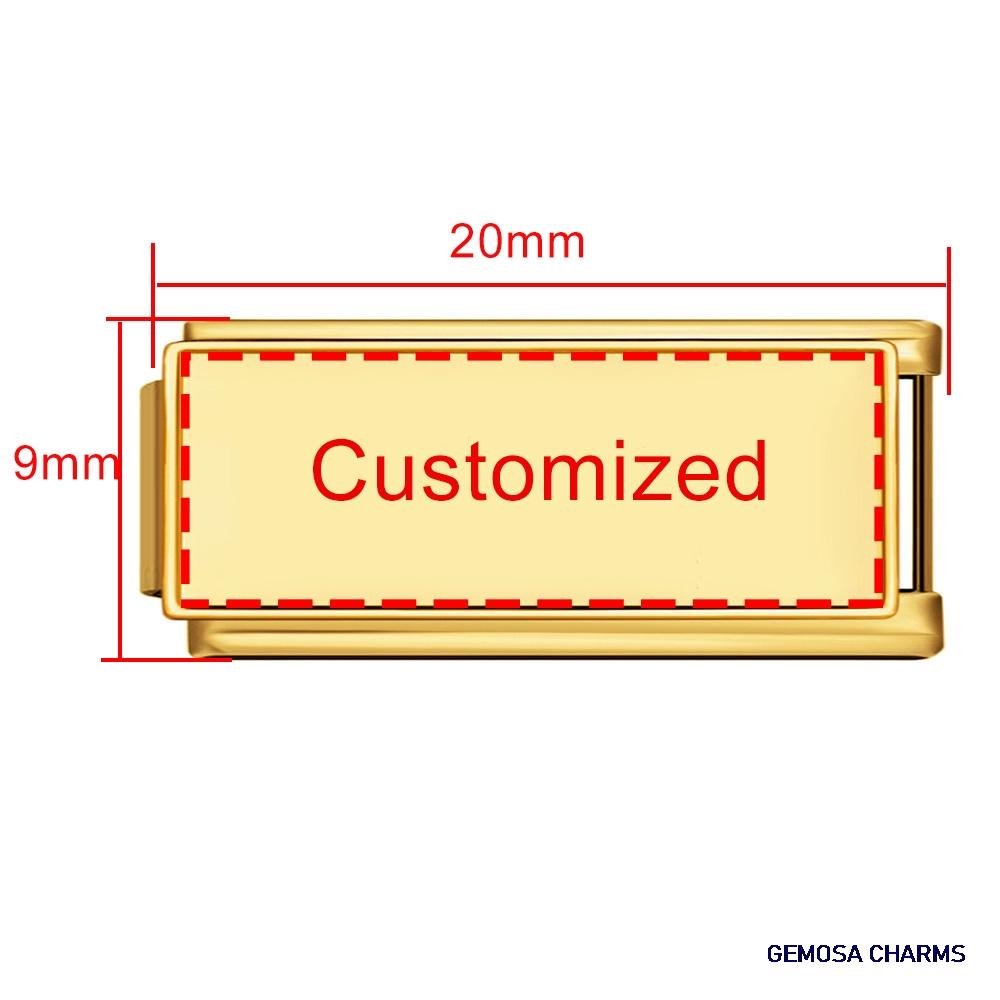 GEMOSA Geometric Picture Photo Personalization Bulk Italian Charm Link Fit 9mm Stainless Steel Bracelet DIY Beads
GEMOSA Geometric Picture Photo Personalization Bulk Italian Charm Link Fit 9mm Stainless Steel Bracelet DIY Beads