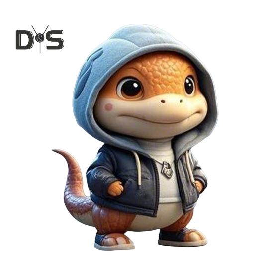 Мультяшная фигурка змеи, смоляная змея в куртке с капюшоном, украшение, стоящая статуя змеи для украшения домашнего офиса и стола Snake