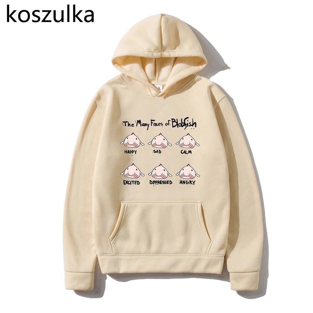 Blobfish Hoodies Cartoon Print Hoodie Harajuku Pullovers Spring/Autumn Unisex Sweatshirt Manga Tops Unisex Clothing Sudaderas Male
Blobfish Hoodies Cartoon Print Hoodie Harajuku Pullovers Spring/Autumn Unisex Sweatshirt Manga Tops Unisex Clothing Sudaderas Male
