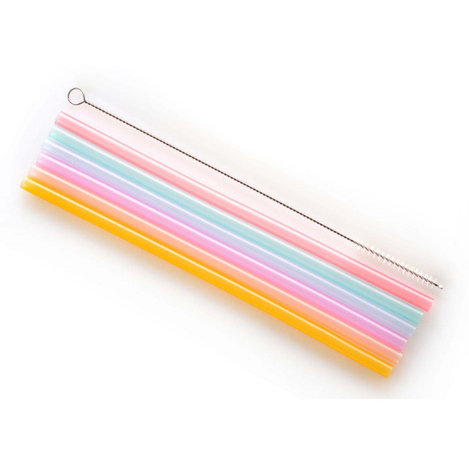 Silicone Straw Heat Resistant Foldable Bendable Soft Reusable Portable Drinking Straw for Kids 6pcs
Silicone Straw Heat Resistant Foldable Bendable Soft Reusable Portable Drinking Straw for Kids 6pcs