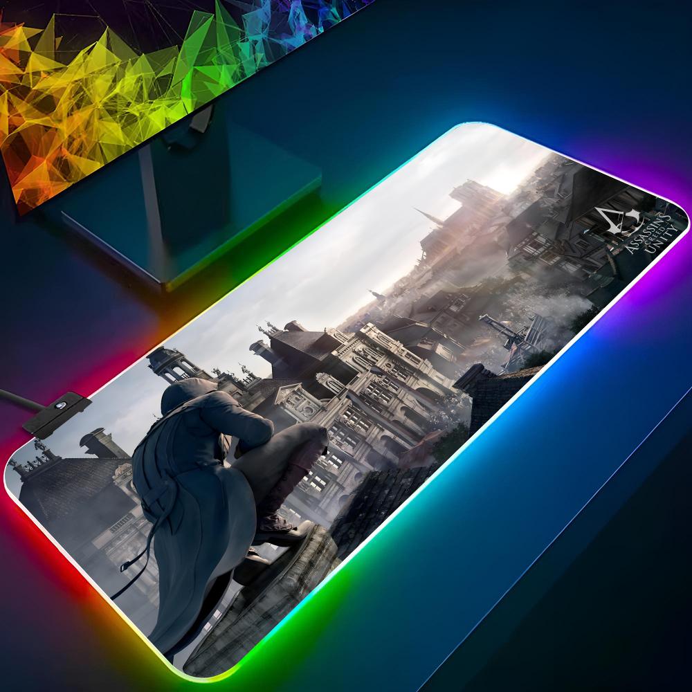Коврик для мыши Assassin s Creed перламутровый Игровой коврик для мыши RGB с подсветкой Клавиатура Игровая девушка XXL Коврик для ноутбука Настольные коврики Deskpad RGB600x300x3mm
Коврик для мыши Assassin s Creed перламутровый Игровой коврик для мыши RGB с подсветкой Клавиатура Игровая девушка XXL Коврик для ноутбука Настольные коврики Deskpad RGB600x300x3mm