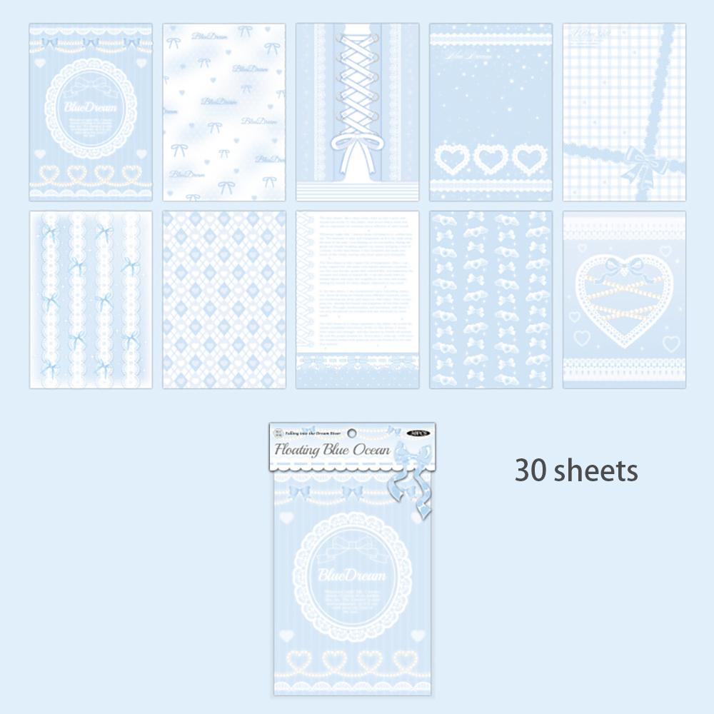 30 sheets of materials for the Falling into the Dream River series,sweet lace hand tent base and background paper
30 sheets of materials for the Falling into the Dream River series,sweet lace hand tent base and background paper