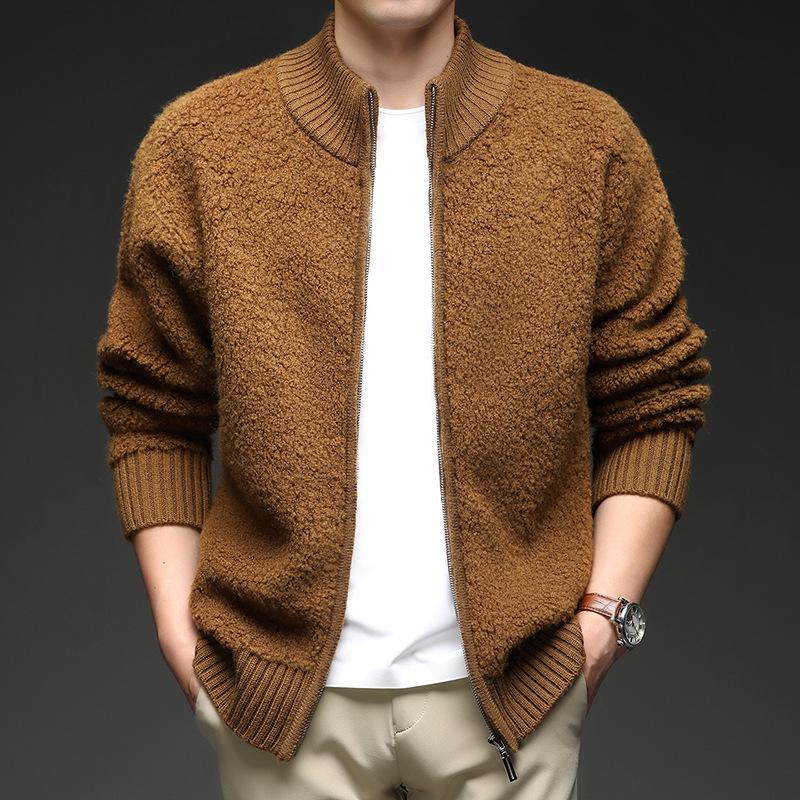 Men s Heavyweight Pure Wool Jacket - Trendy Autumn/Winter Fashionable Cardigan in Solid Color. L (120-140 jin)
Men s Heavyweight Pure Wool Jacket - Trendy Autumn/Winter Fashionable Cardigan in Solid Color. L (120-140 jin)