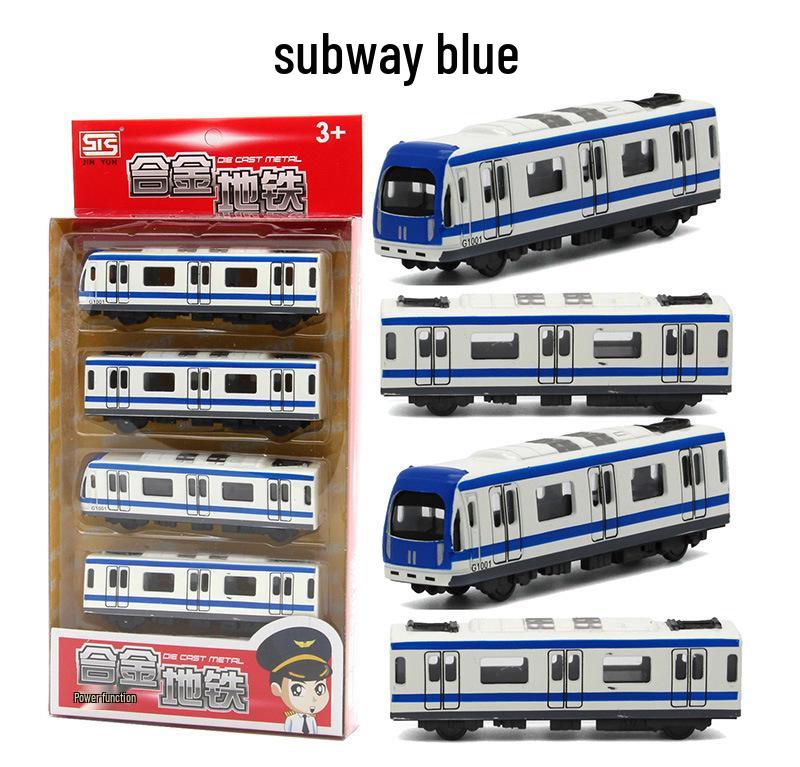 Детский игрушечный набор скоростного поезда из сплава - Магнитная модель метро из четырех частей
Детский игрушечный набор скоростного поезда из сплава - Магнитная модель метро из четырех частей