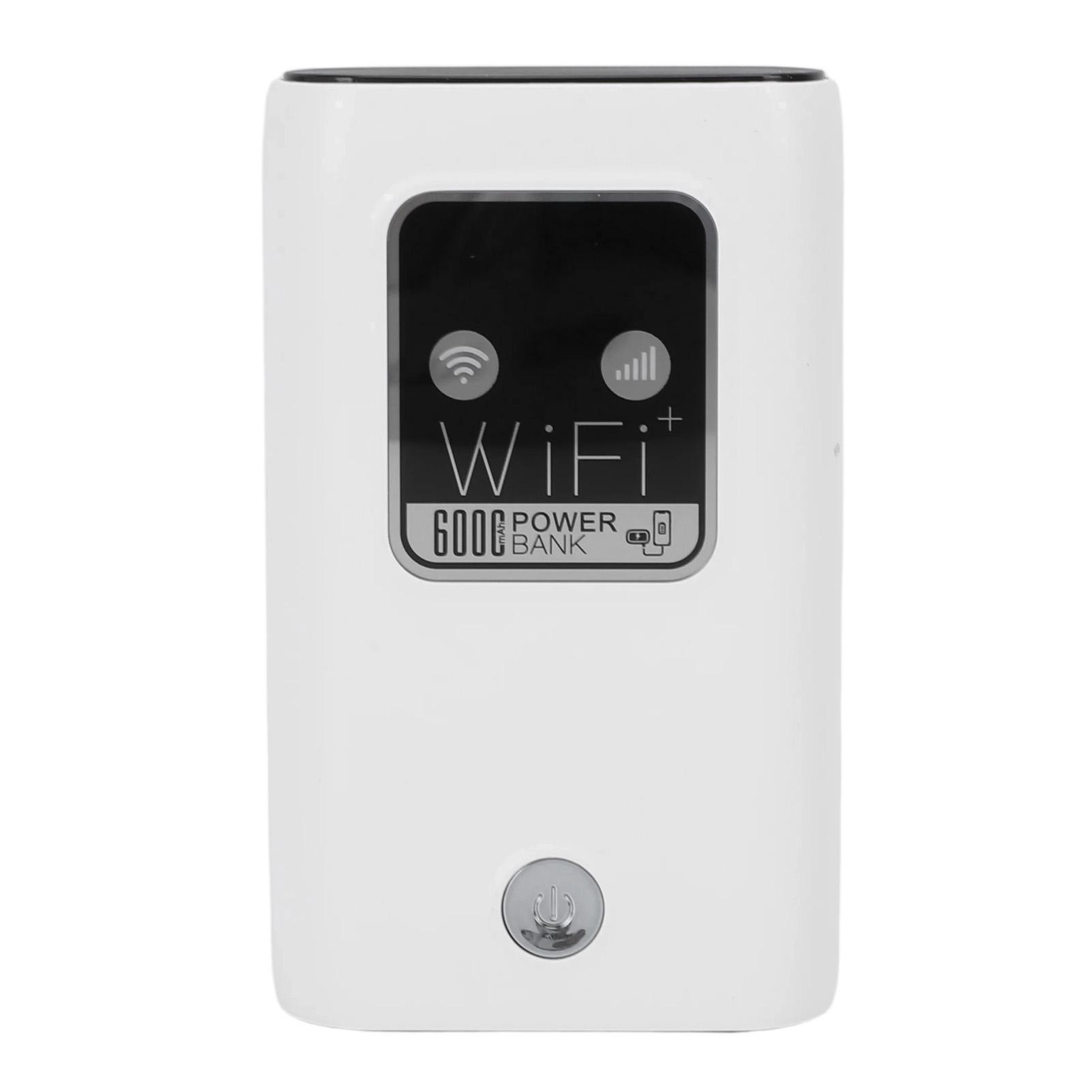 4G LTE Portable WiFi 300Mbps Mobile Hotspot Portable Wireless Router 6000mah Power Bank with SIM Card Slot for European
4G LTE Portable WiFi 300Mbps Mobile Hotspot Portable Wireless Router 6000mah Power Bank with SIM Card Slot for European