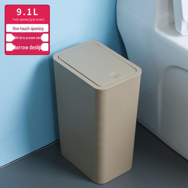 Пластиковый мусорный бак Camellia Nordic с откидной крышкой для кухни, ванной комнаты или туалета
Пластиковый мусорный бак Camellia Nordic с откидной крышкой для кухни, ванной комнаты или туалета