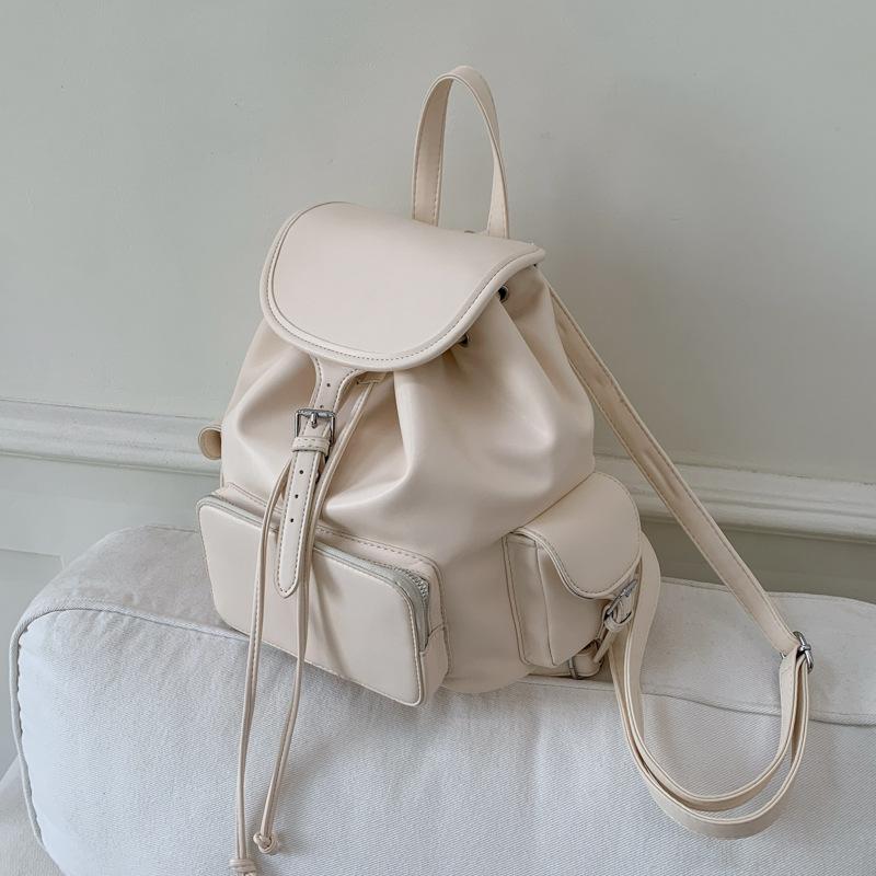 Academy style niche versatile backpack large-capacity schoolbag summer new high-end bucket bag білий
Academy style niche versatile backpack large-capacity schoolbag summer new high-end bucket bag білий