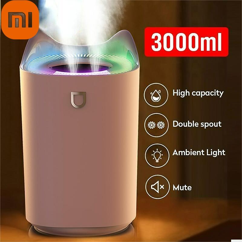 Xiaomi 3L Увлажнитель воздуха Эфирное масло Аромадиффузор Двойная насадка со светодиодной подсветкой Ультразвуковые увлажнители Ароматерапевтический диффузор ZH
Xiaomi 3L Увлажнитель воздуха Эфирное масло Аромадиффузор Двойная насадка со светодиодной подсветкой Ультразвуковые увлажнители Ароматерапевтический диффузор ZH