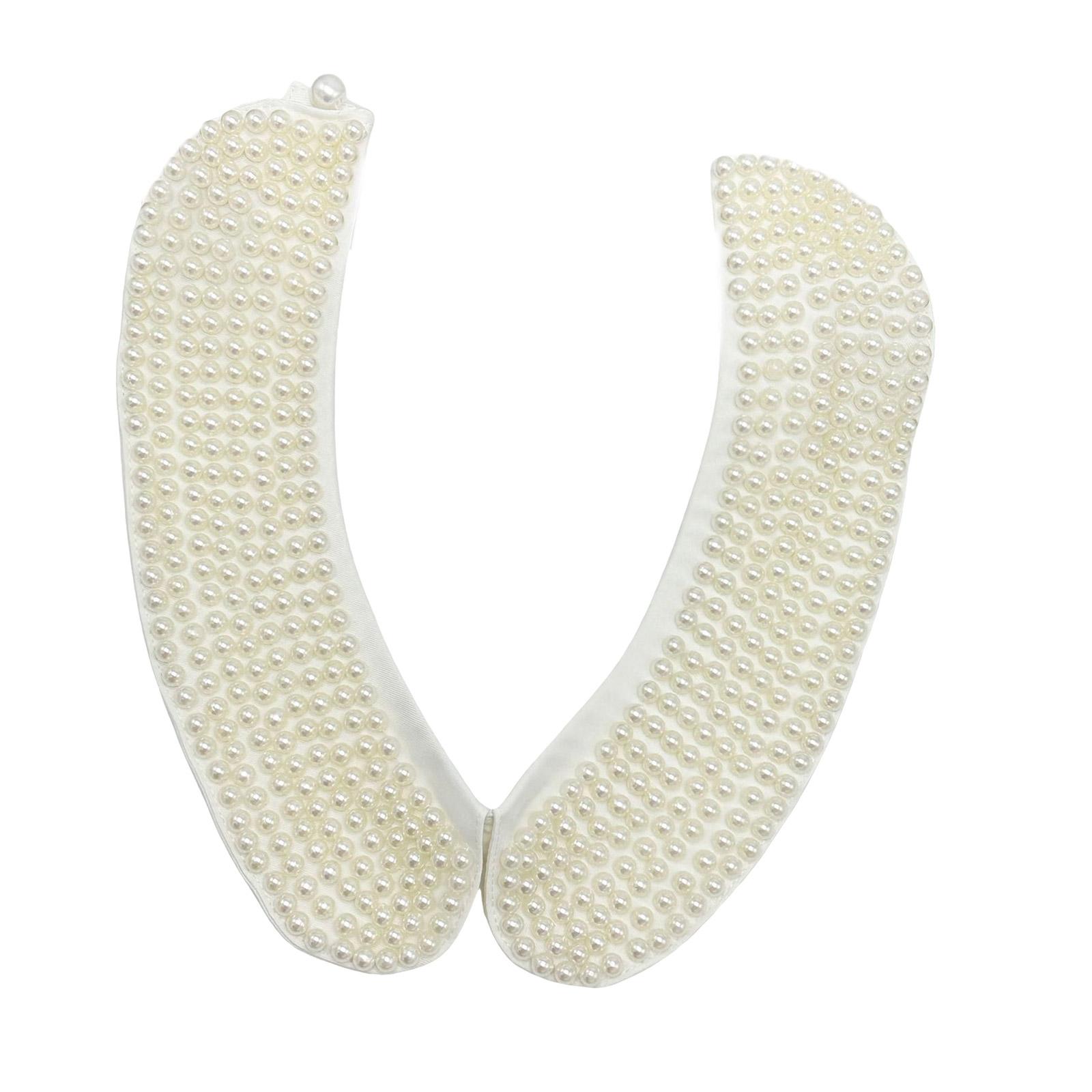 Beaded Removable Collar Unisex Fashion Collar Luxurious Comfortable Collar for Various Clothing 1 белый
Beaded Removable Collar Unisex Fashion Collar Luxurious Comfortable Collar for Various Clothing 1 белый