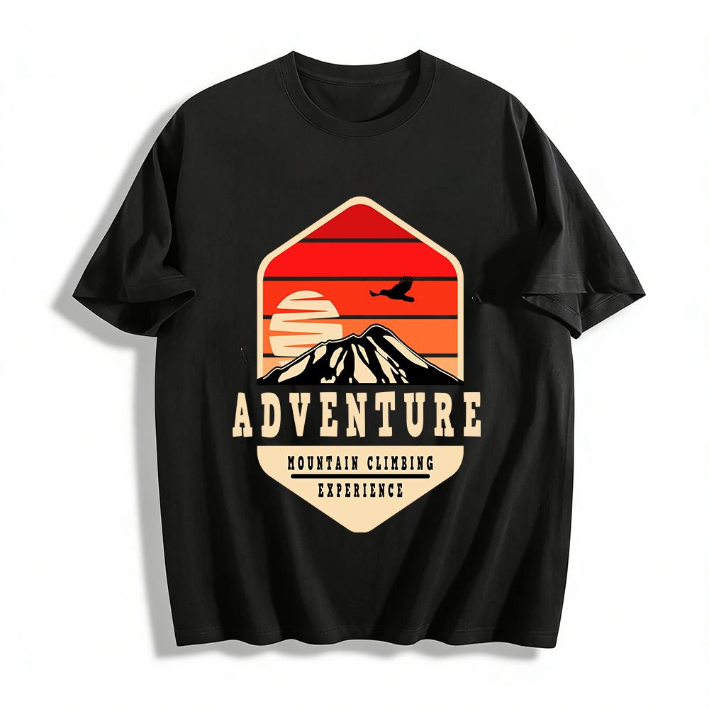 Mountain Climbing Adventure Retro Graphic Outdoor Tee Pure cotton T-shirt XXS
Mountain Climbing Adventure Retro Graphic Outdoor Tee Pure cotton T-shirt XXS