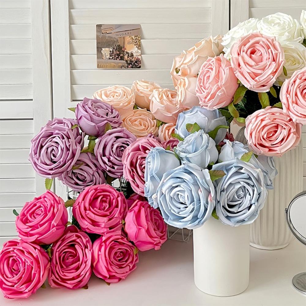 7 Head Artificial Rose Bouquet Silk Cloth Silk Fake Flower DIY Rose Flower Bundle Home Decor фіолетовий
7 Head Artificial Rose Bouquet Silk Cloth Silk Fake Flower DIY Rose Flower Bundle Home Decor фіолетовий