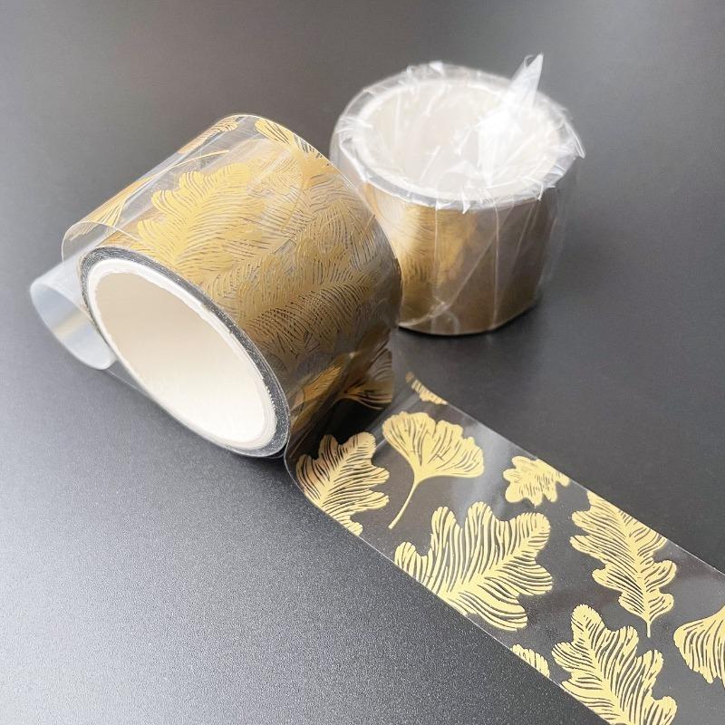 PET Bronzing Hand Account Tape Waterproof Transparent Hand Account Tape Decorative Material and Paper Tape with Release Paper
PET Bronzing Hand Account Tape Waterproof Transparent Hand Account Tape Decorative Material and Paper Tape with Release Paper
