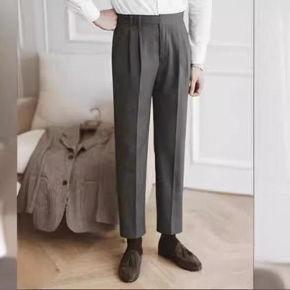 Мужские брюки Slim Fit Nine-Point для делового, формального, повседневного, модного летнего стиля 30 темно-серого
Мужские брюки Slim Fit Nine-Point для делового, формального, повседневного, модного летнего стиля 30 темно-серого