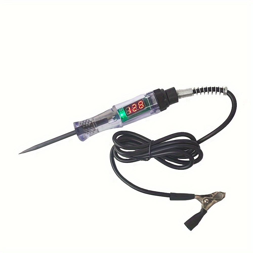 Car Test Pen Circuit Tester, DC Truck Voltage Digital Display Long Probe Pen With Light, Automotive Diagnostic Tools Auto Repair Tool чорний
Car Test Pen Circuit Tester, DC Truck Voltage Digital Display Long Probe Pen With Light, Automotive Diagnostic Tools Auto Repair Tool чорний