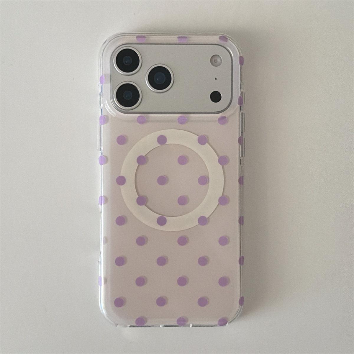 Polka Dot Magnetic Double-Layer Drop-Proof Phone Case for iPhone 17/16/15/14/13 PROMAX iPhone 17 Pro Max
Polka Dot Magnetic Double-Layer Drop-Proof Phone Case for iPhone 17/16/15/14/13 PROMAX iPhone 17 Pro Max