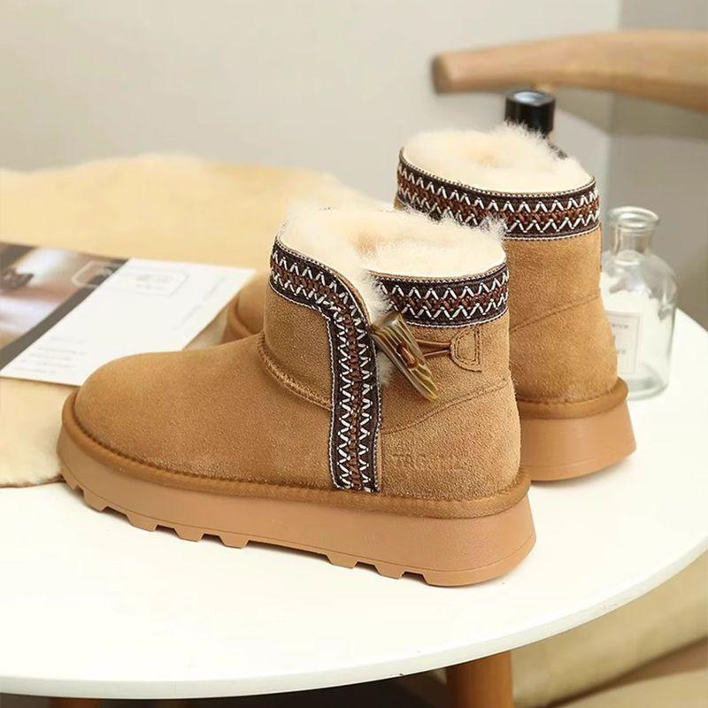 Women s Ethnic Style Fur Integration Thick Bottom Heightening Winter Lightweight Padded Warm Snow Boots Non-slip Wear Casual Sports Cotton Boots 40
Women s Ethnic Style Fur Integration Thick Bottom Heightening Winter Lightweight Padded Warm Snow Boots Non-slip Wear Casual Sports Cotton Boots 40
