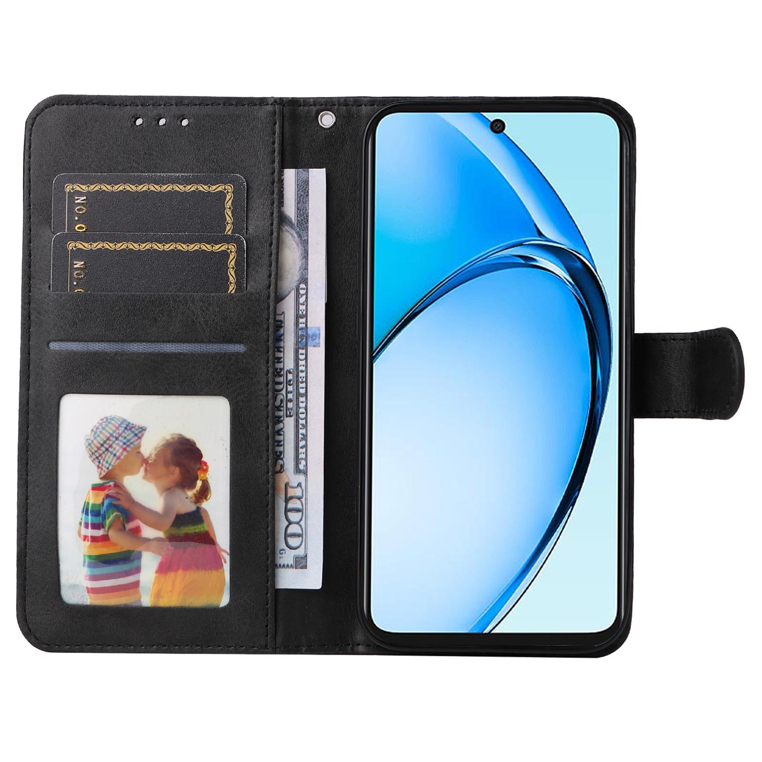 For Oppo A60 4G Leather Case Calf Texture Wallet Magnetic Buckle Cell Phone Cover Black
For Oppo A60 4G Leather Case Calf Texture Wallet Magnetic Buckle Cell Phone Cover Black