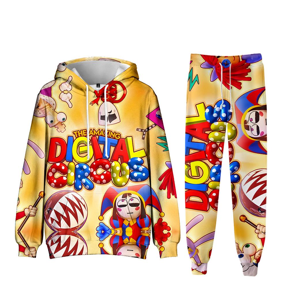 НОВЫЙ женский мужской модный комплект The Amazing Digital Circus Tracksuit, толстовка + брюки, комплект из 2 предметов, толстовки, спортивный костюм, пальто, спортивный комплект, спортивная одежда
НОВЫЙ женский мужской модный комплект The Amazing Digital Circus Tracksuit, толстовка + брюки, комплект из 2 предметов, толстовки, спортивный костюм, пальто, спортивный комплект, спортивная одежда