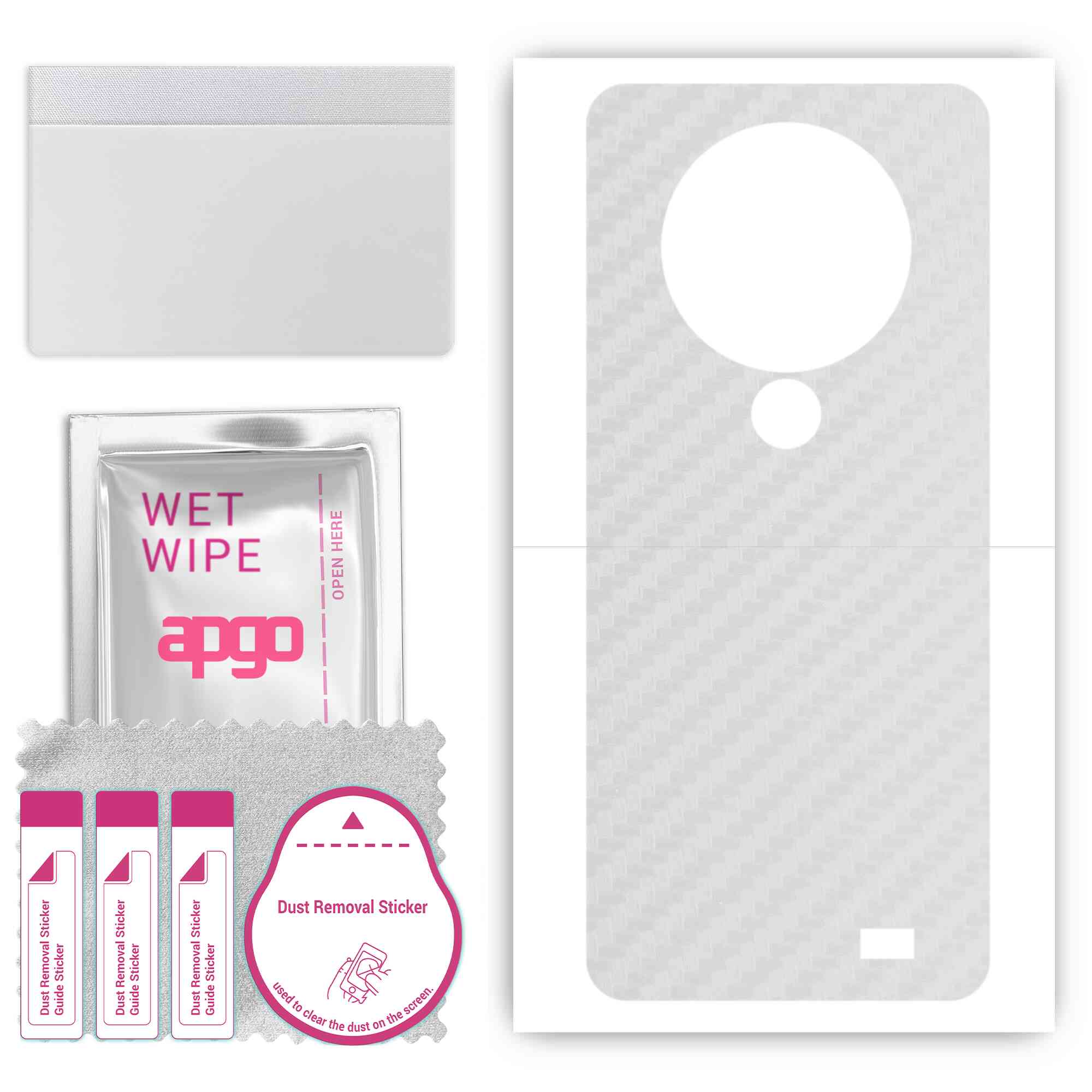 apgo Protective Skin Sticker for the back compatible with Oukitel C19 Pro, Wrap Film, Foil, Vinyl - Pattern Transparent Carbon
apgo Protective Skin Sticker for the back compatible with Oukitel C19 Pro, Wrap Film, Foil, Vinyl - Pattern Transparent Carbon