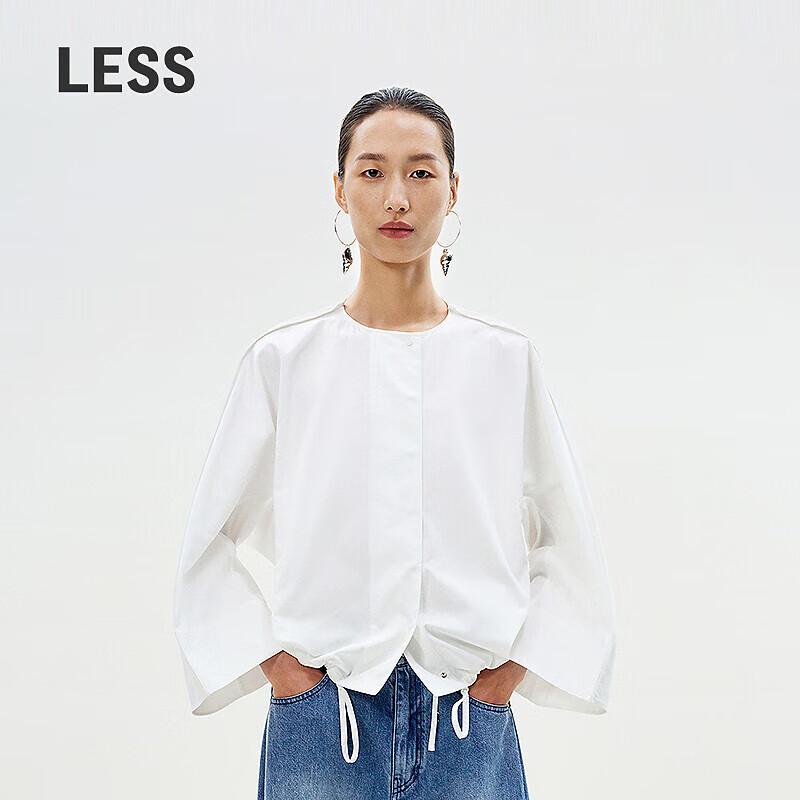 LESS 2025 Summer Round Neck Loose Straight Shirt
LESS 2025 Summer Round Neck Loose Straight Shirt