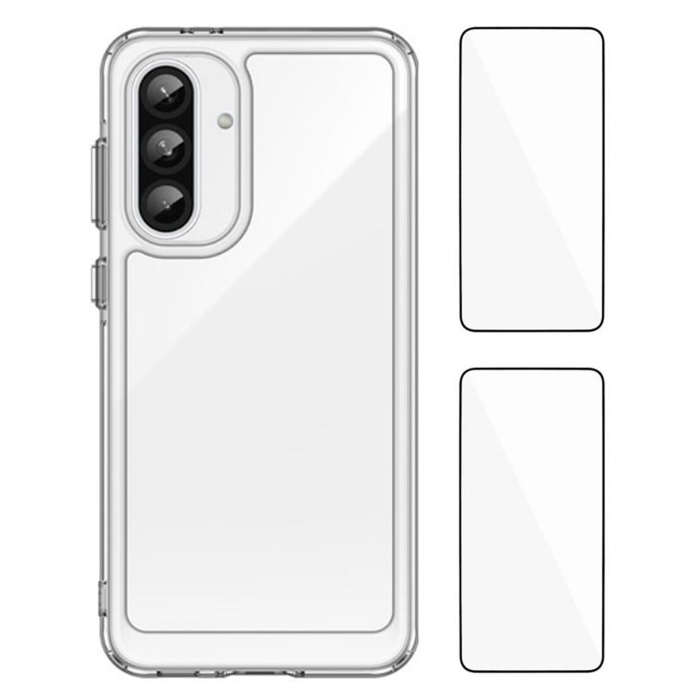WANLONFENG MF2 Series For Samsung Galaxy A36 5G Case TPU Acrylic Clear Phone Cover with 2Pcs Tempered Glass Film Type A
WANLONFENG MF2 Series For Samsung Galaxy A36 5G Case TPU Acrylic Clear Phone Cover with 2Pcs Tempered Glass Film Type A