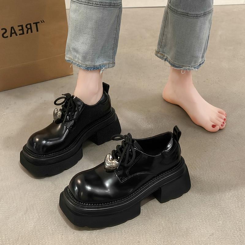 2024 Retro Thick-soled Shoes for Women Casual Lace-up British Style New Fashion Women s Comfortable and Elegant Low-top Shoes 35 чорний
2024 Retro Thick-soled Shoes for Women Casual Lace-up British Style New Fashion Women s Comfortable and Elegant Low-top Shoes 35 чорний