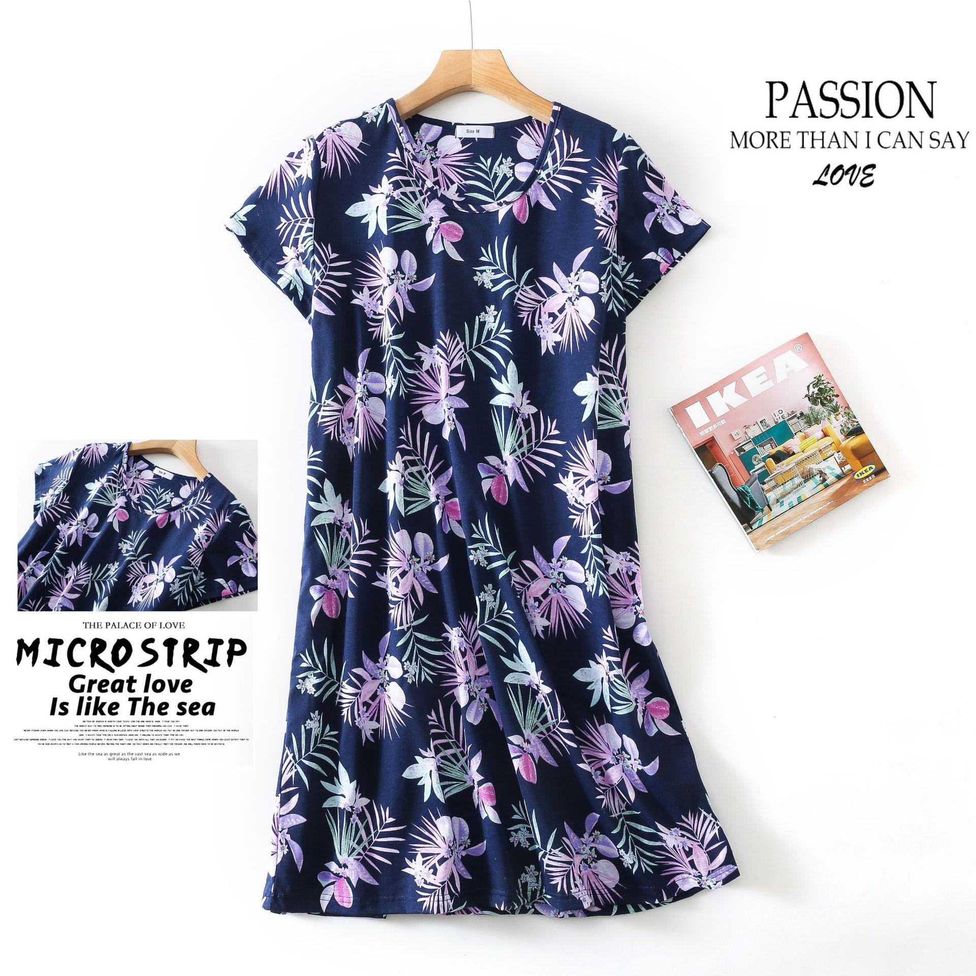 Летняя женская ночная рубашка больших размеров с коротким рукавом, милая одежда для сна с героями мультфильмов, милые ночные рубашки с круглым вырезом, пижамы, женская хлопковая пижама L
Летняя женская ночная рубашка больших размеров с коротким рукавом, милая одежда для сна с героями мультфильмов, милые ночные рубашки с круглым вырезом, пижамы, женская хлопковая пижама L