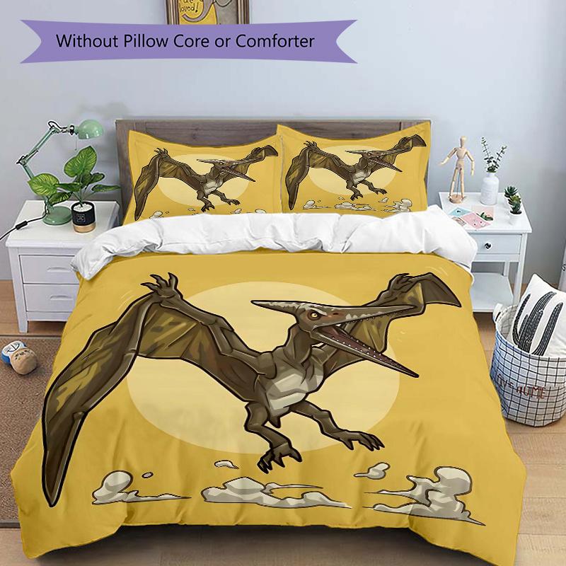 3pcs Pterodactyl in Flight Print Cover Set Ultra Soft, Breathable, and Comfortable Bedding with Stylish Design for Bedroom and Guest Room Decor 1 135x200cm
3pcs Pterodactyl in Flight Print Cover Set Ultra Soft, Breathable, and Comfortable Bedding with Stylish Design for Bedroom and Guest Room Decor 1 135x200cm