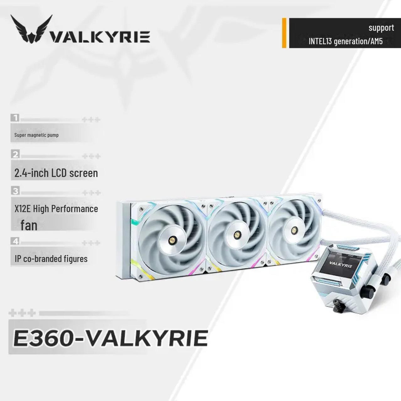 Valkyrie VKGL240 360 Integrated Water Cooling Radiator with Star Ring E240 Screen Display and Shenguang Sync
Valkyrie VKGL240 360 Integrated Water Cooling Radiator with Star Ring E240 Screen Display and Shenguang Sync