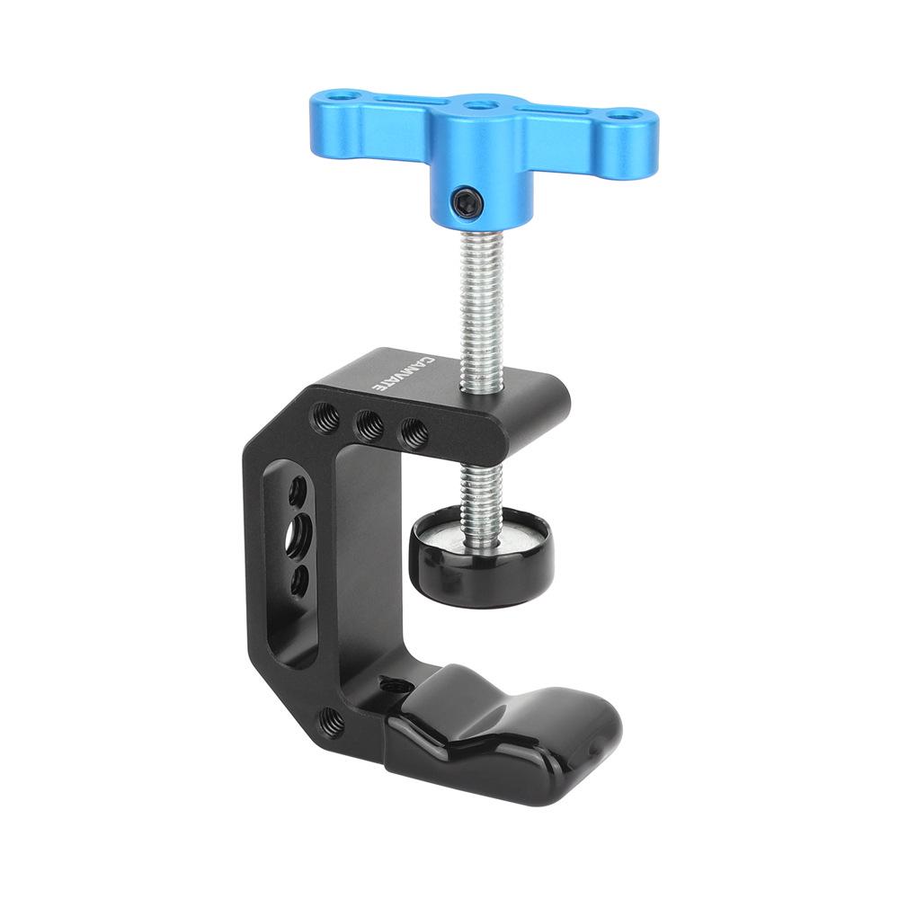 HDRIG Universal Heavy Duty Aluminum C-Clamp with 1/4 & 3/8 Threaded Holes for Camera Accessories синий
HDRIG Universal Heavy Duty Aluminum C-Clamp with 1/4 & 3/8 Threaded Holes for Camera Accessories синий