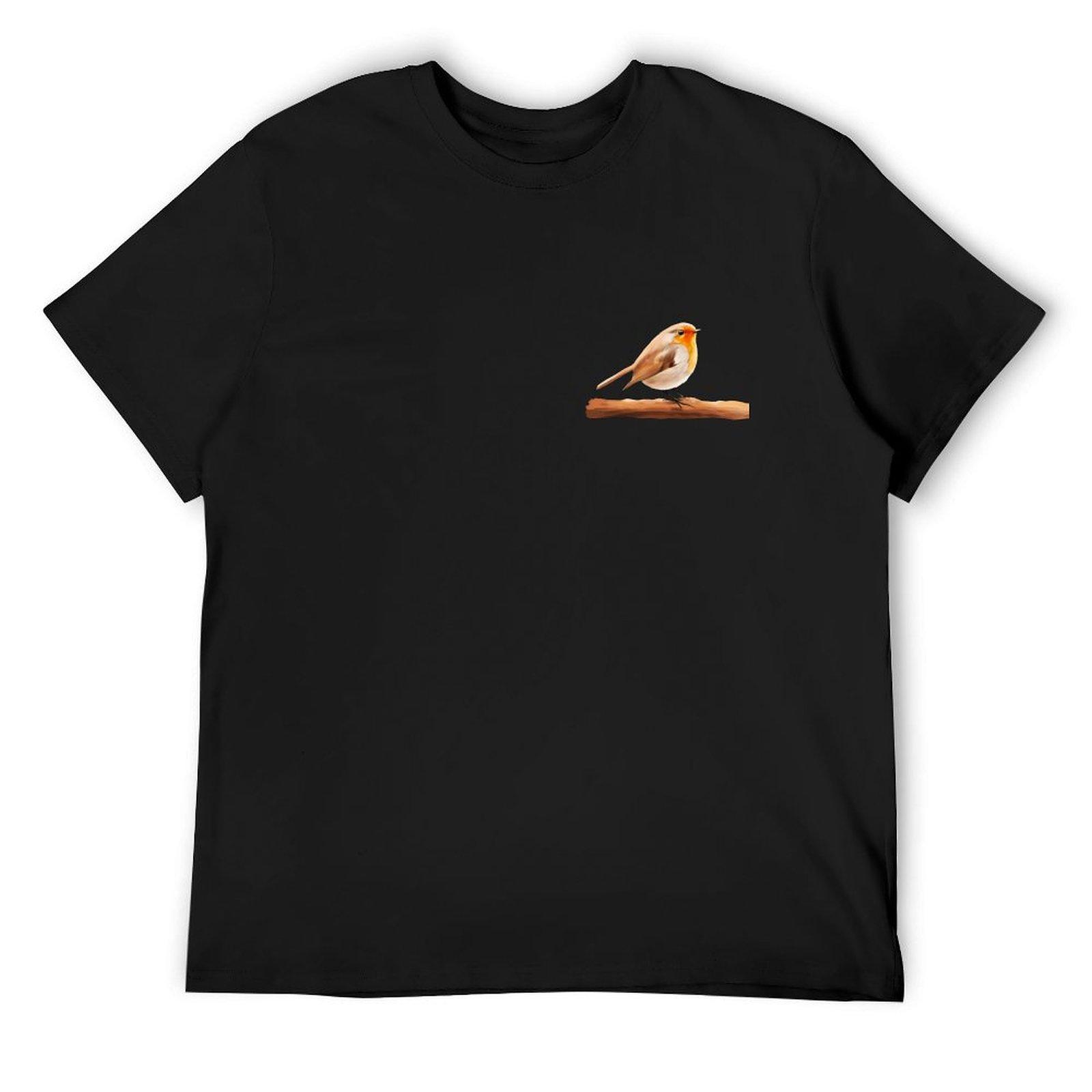 Cute little European robin song bird T-Shirt summer top anime stuff street wear men clothes 4XL
Cute little European robin song bird T-Shirt summer top anime stuff street wear men clothes 4XL