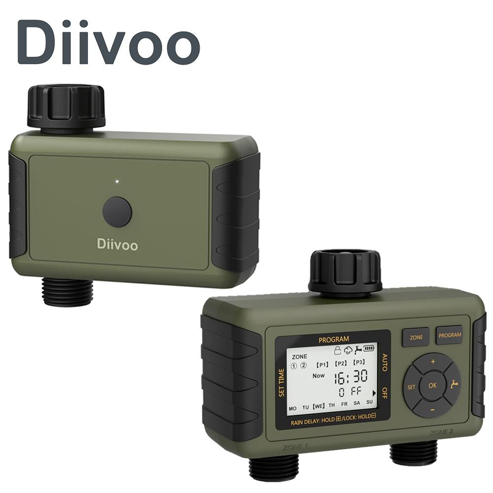 Diivoo 1/2-зонный таймер распыления воды Bluetooth/шланг, программируемый таймер воды с задержкой дождя/ручная/автоматическая система орошения
Diivoo 1/2-зонный таймер распыления воды Bluetooth/шланг, программируемый таймер воды с задержкой дождя/ручная/автоматическая система орошения