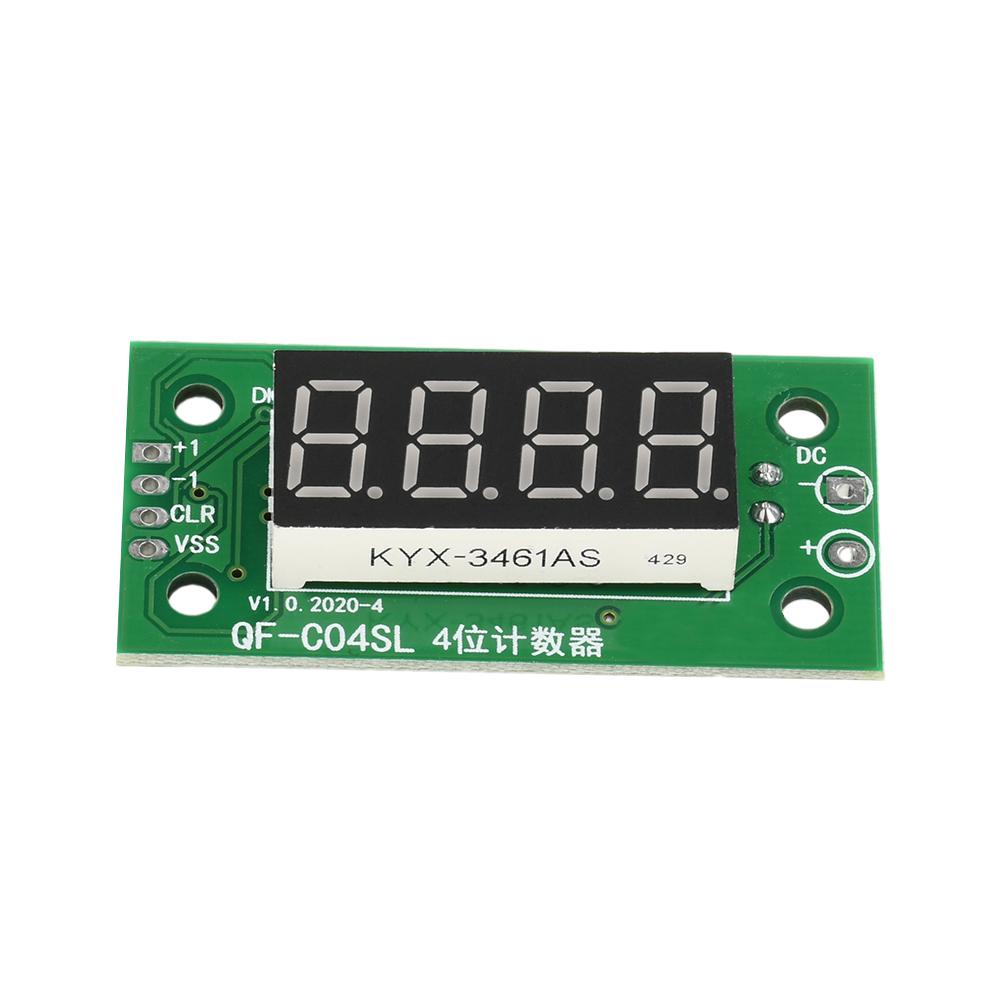 0.36 inch 0-9999 4-Digit Digital Tube Counter Module DC 4-25V LED Electronic Low Level Switch Quantity Counting Module червоний
0.36 inch 0-9999 4-Digit Digital Tube Counter Module DC 4-25V LED Electronic Low Level Switch Quantity Counting Module червоний