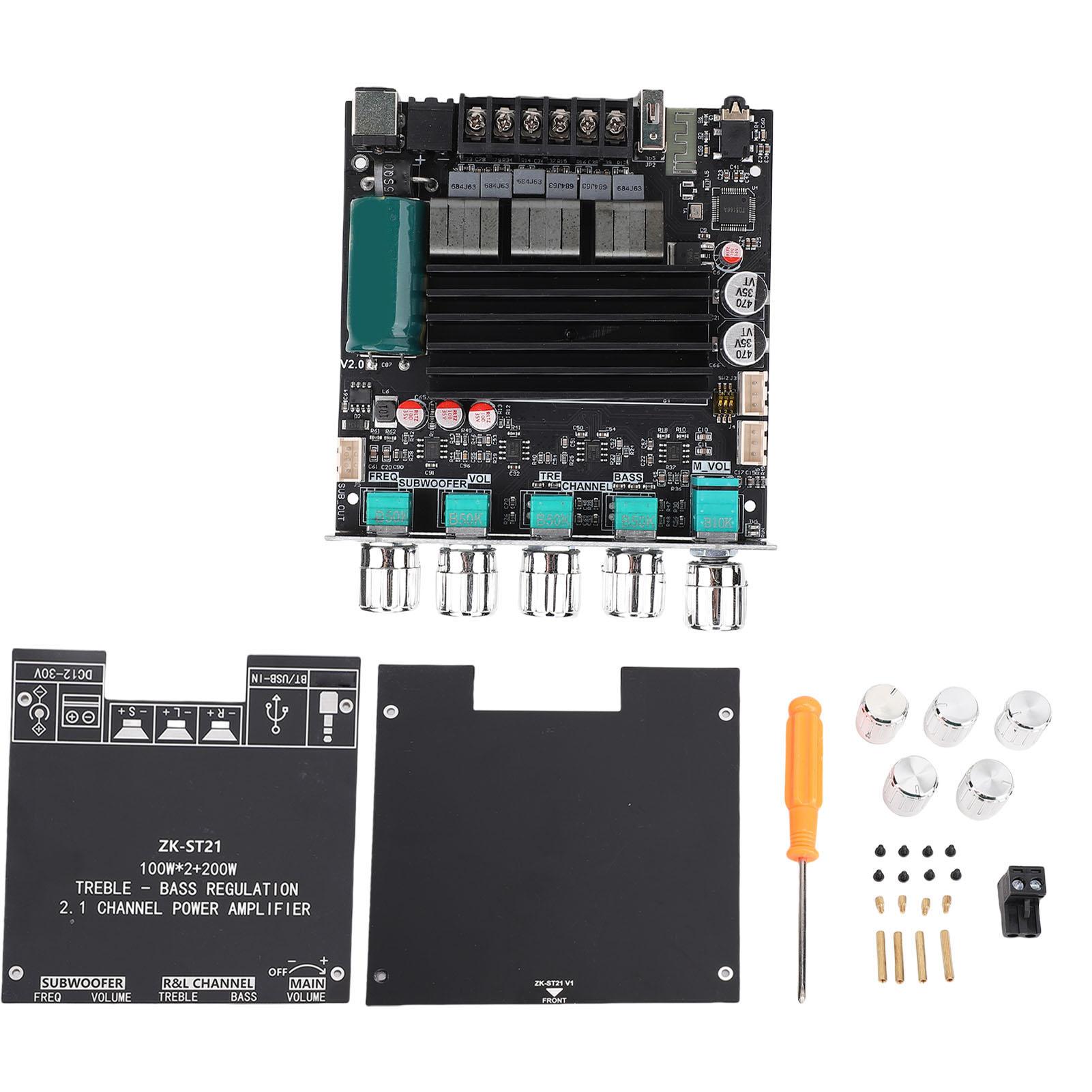 Bluetooth 5.1 Power Amplifier Board 2.1 Channel 100W+100W+200W Digital Sound Power Subwoofer
Bluetooth 5.1 Power Amplifier Board 2.1 Channel 100W+100W+200W Digital Sound Power Subwoofer