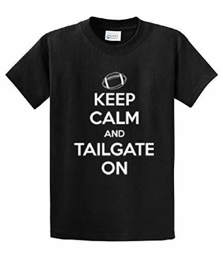 Football Short Sleeve T-Shirt Keep Calm and Tailgate On-Black 4XL
Football Short Sleeve T-Shirt Keep Calm and Tailgate On-Black 4XL
