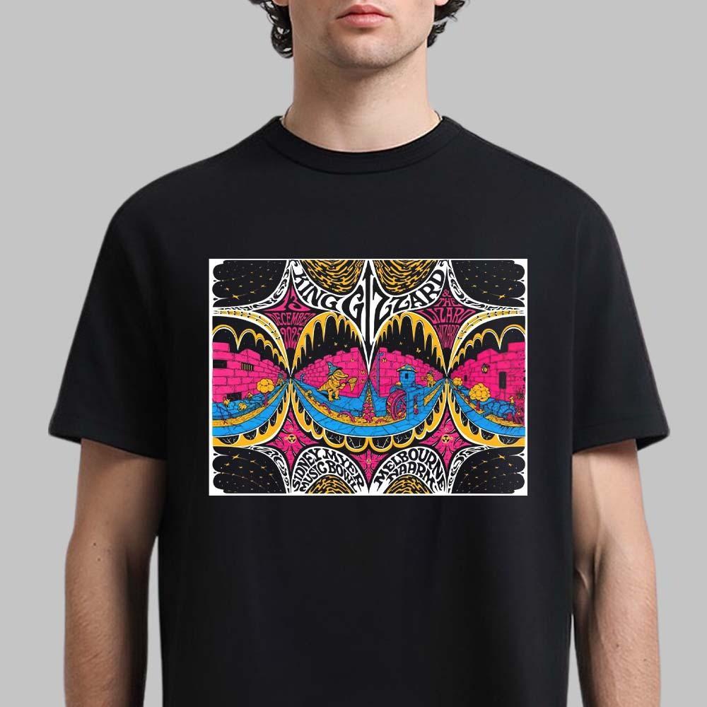 King Gizzard And The Lizard Wizard Naarm Melbourne Dec 13 2025 Night 2 T-Shirt Unisex T-Shirt XXL
King Gizzard And The Lizard Wizard Naarm Melbourne Dec 13 2025 Night 2 T-Shirt Unisex T-Shirt XXL