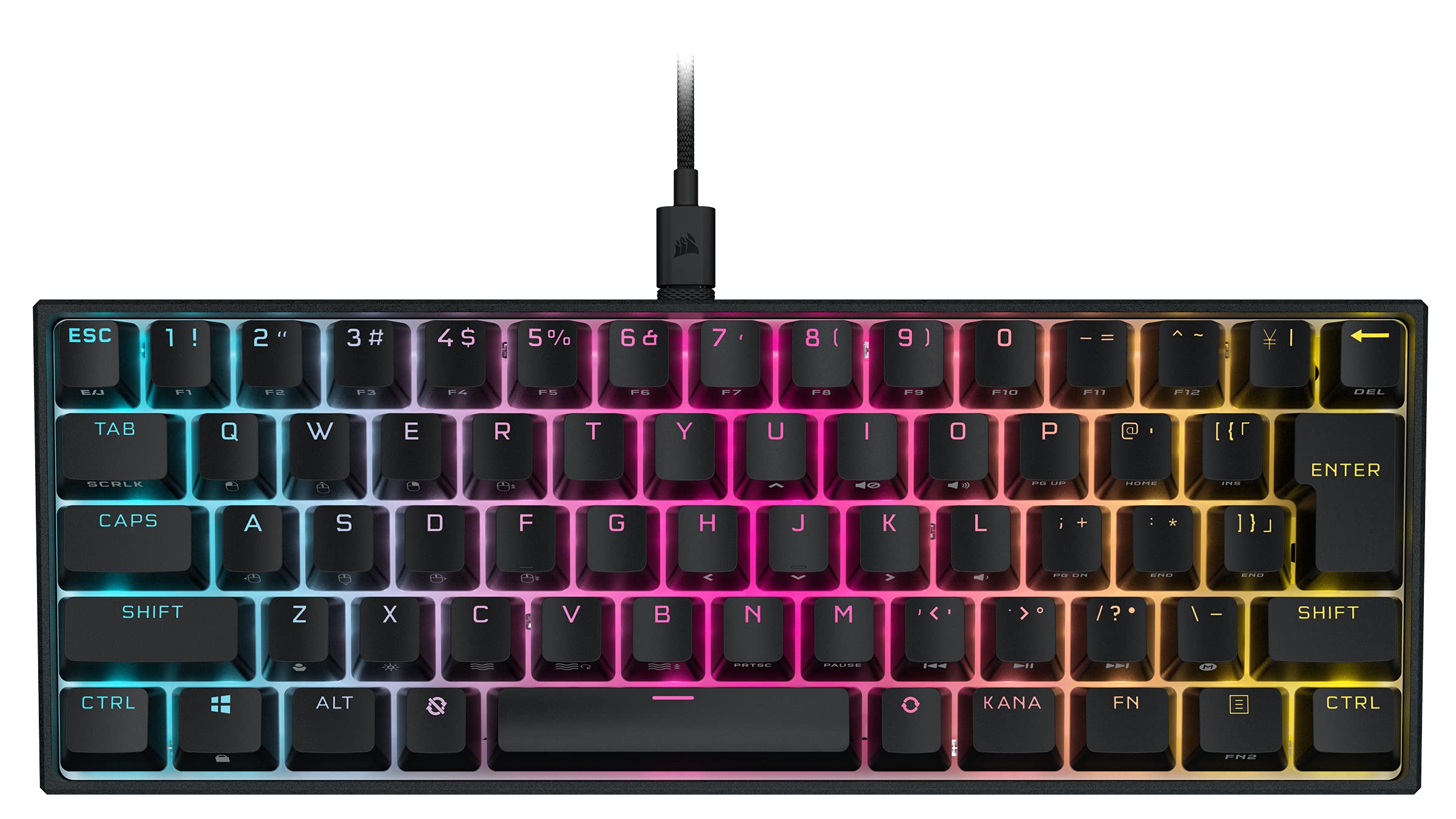 CORSAIR USB-A K65 RGB MINI CherryMX SPEED Японська ігрова клавіатура CH-9194014-JP чорний
CORSAIR USB-A K65 RGB MINI CherryMX SPEED Японська ігрова клавіатура CH-9194014-JP чорний