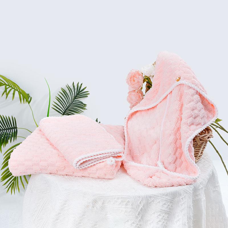 Pure Cotton Moisture Moisture-wicking and Quick Drying Household Bathing Coral Velvet Bath Towel Dry Hair Hat Three-piece Set towel 74 * 34cm
Pure Cotton Moisture Moisture-wicking and Quick Drying Household Bathing Coral Velvet Bath Towel Dry Hair Hat Three-piece Set towel 74 * 34cm