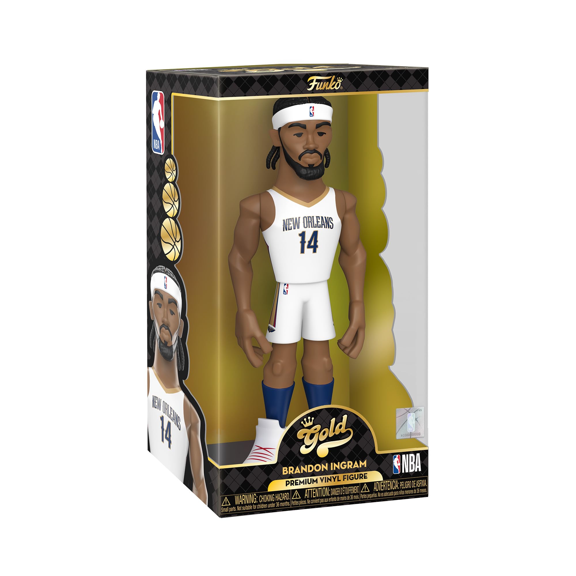 Премиальная виниловая фигурка Funko Gold NBA Brandon New Orleans с винилом Chase May - Ingram, Pelicans, 12 дюймов (Стиль варьируется)
Премиальная виниловая фигурка Funko Gold NBA Brandon New Orleans с винилом Chase May - Ingram, Pelicans, 12 дюймов (Стиль варьируется)