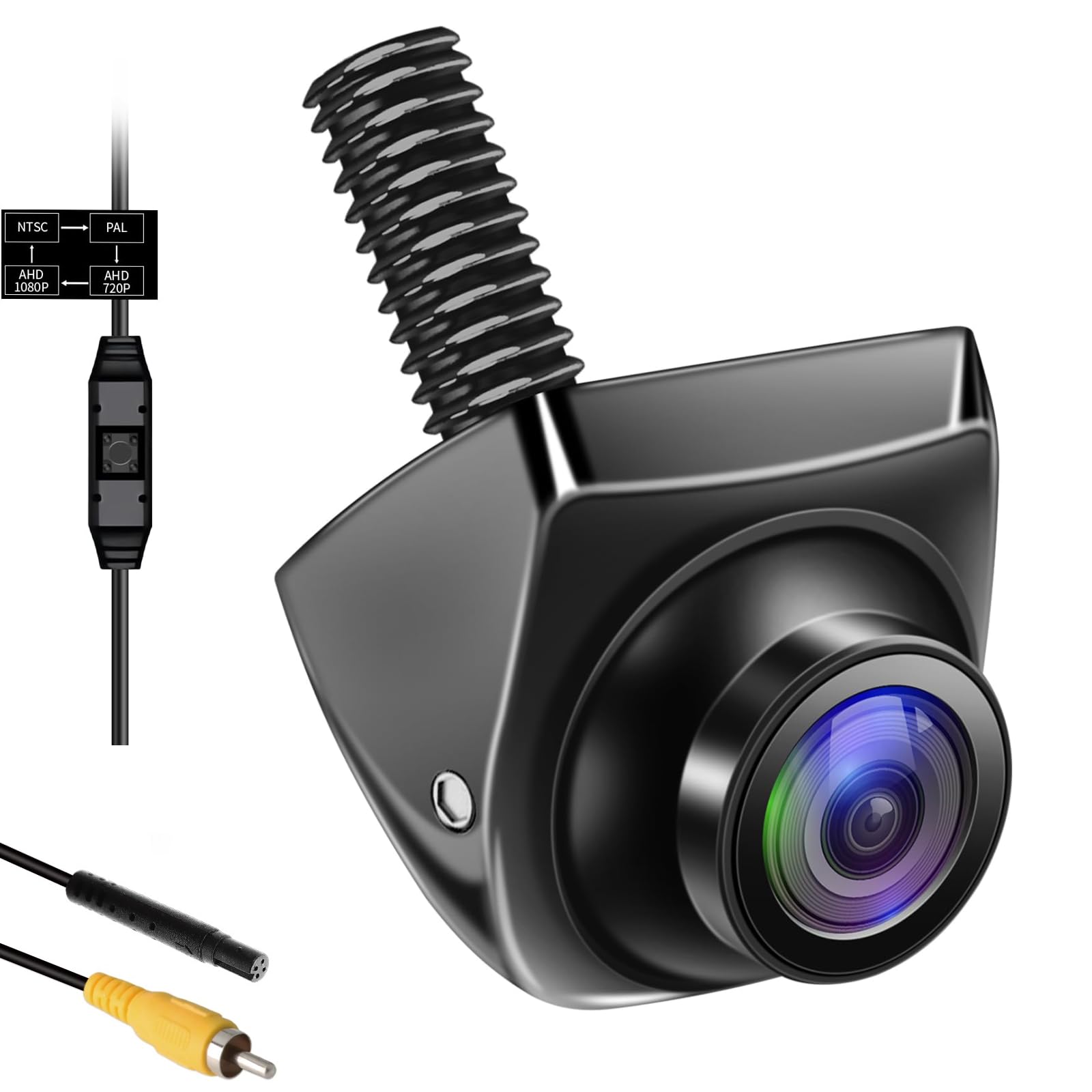 Jansite AHD 1080P Камера заднього виду для регульованої нічної задньої передньої та бічної IP69K Водонепроникна та RCA Автомобільна з перемиканням між звичайним та дзеркальним відображенням
Jansite AHD 1080P Камера заднього виду для регульованої нічної задньої передньої та бічної IP69K Водонепроникна та RCA Автомобільна з перемиканням між звичайним та дзеркальним відображенням