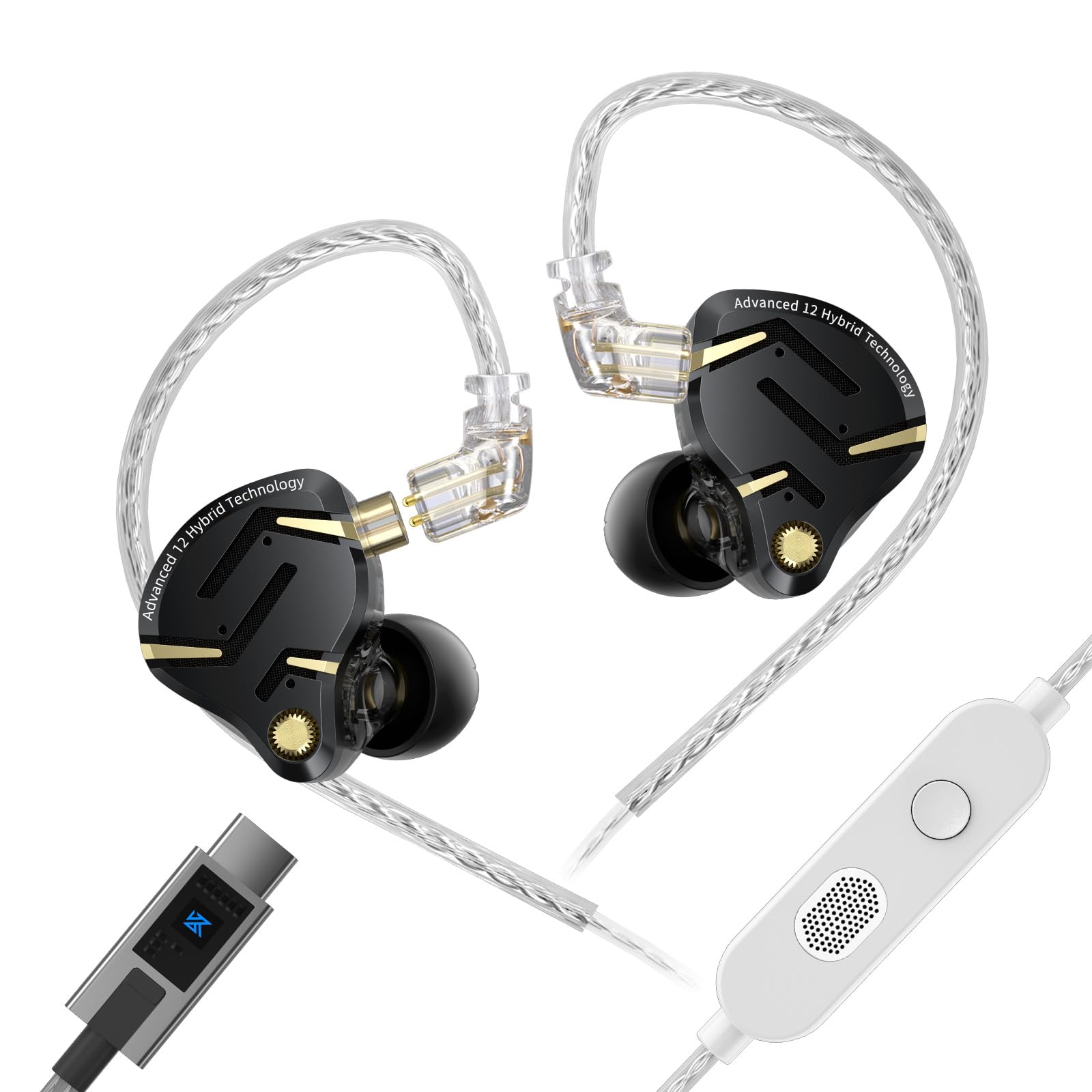 KZ ZS12 Pro 2 KZ Earphones Hybrid Gaming Earphones Wired Earphones with Microphone Electronic Crossover Board HiFi Sound Quality USBBC Gaming
KZ ZS12 Pro 2 KZ Earphones Hybrid Gaming Earphones Wired Earphones with Microphone Electronic Crossover Board HiFi Sound Quality USBBC Gaming